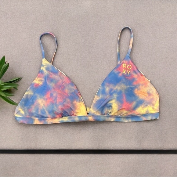 Roxy Tie Dye Reversible Bikini Top | SIZE XL - Picture 1 of 5